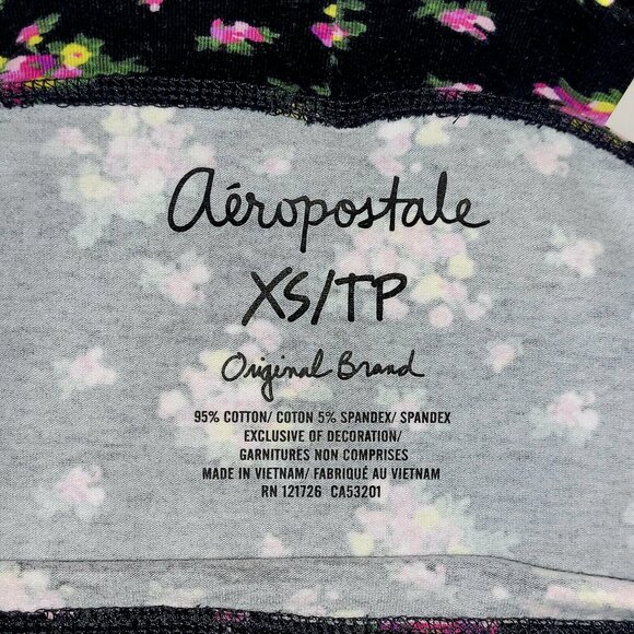 ❄️ XS | Aeropostale | Stretchy & Soft Floral Mini Skirt - Picture 6 of 6